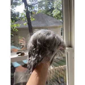 Grey Paula Young Wig - Size Petite  -  Short Wavy Style - Great Condition!